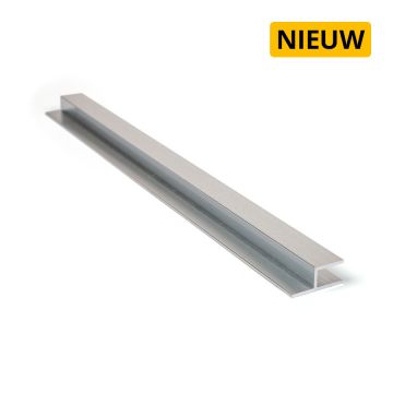 Aluminium stoeltjesprofiel liggend